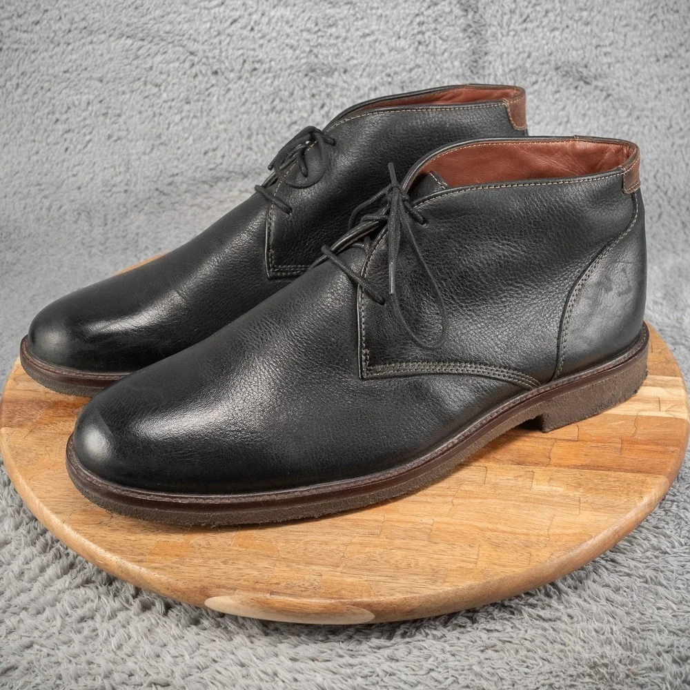 Johnston & Murphy Copeland Chukka Ankle Boots Mens Sheepskin 25-2021 Sz 13 M